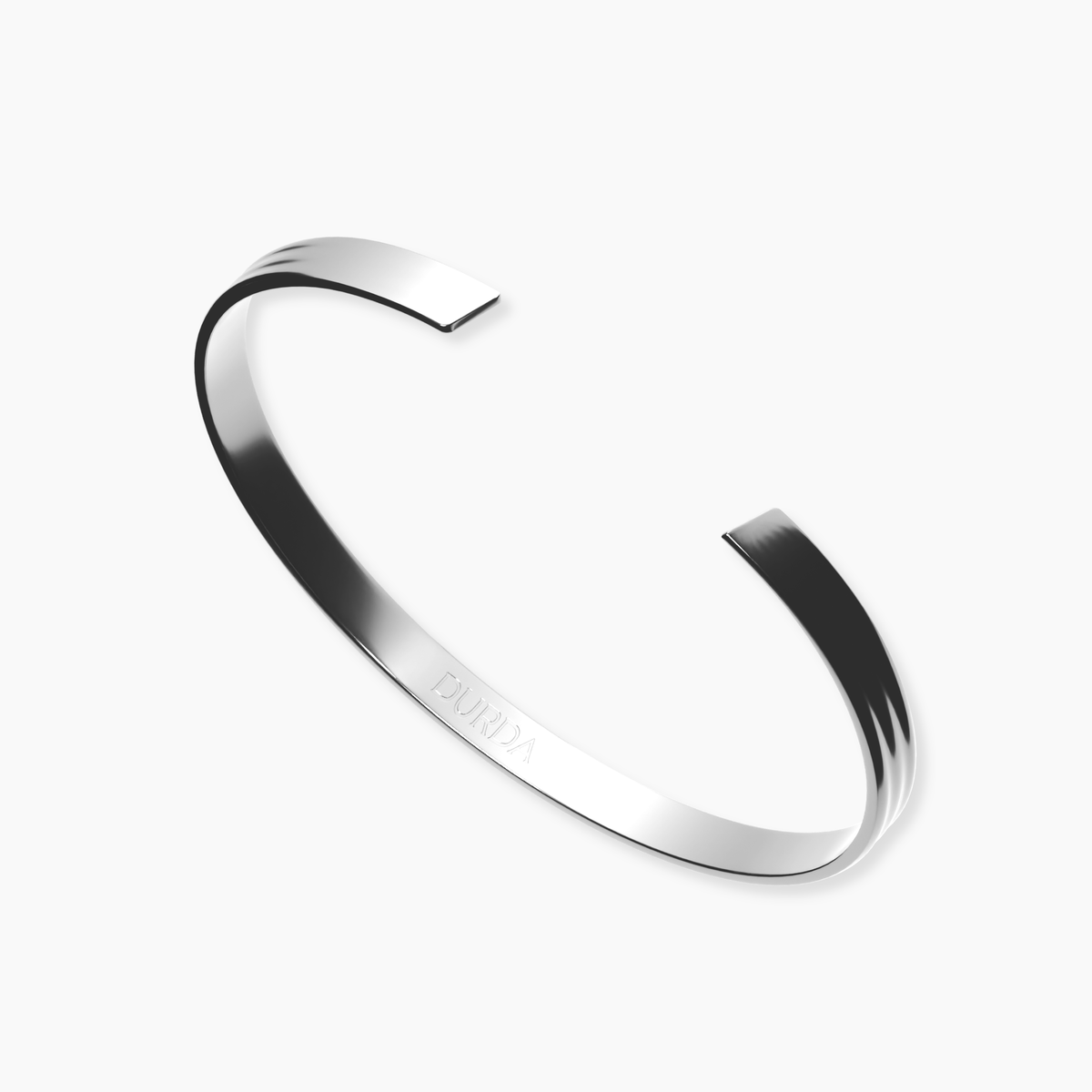 Bransoletka Wave Cuff Białe Złoto